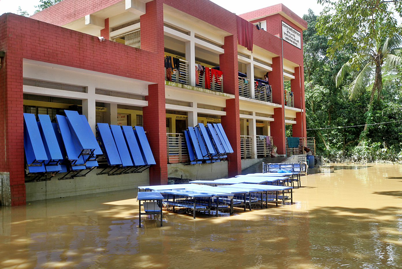 Floods, education, and uncertainty