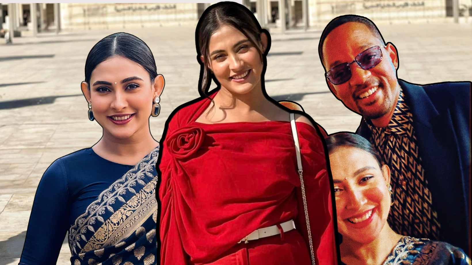 Mehazabien meets Will Smith and Emily Blunt, but where?