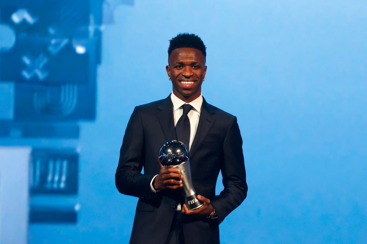 Vinicius Jr named FIFA men's player of the year 2024
