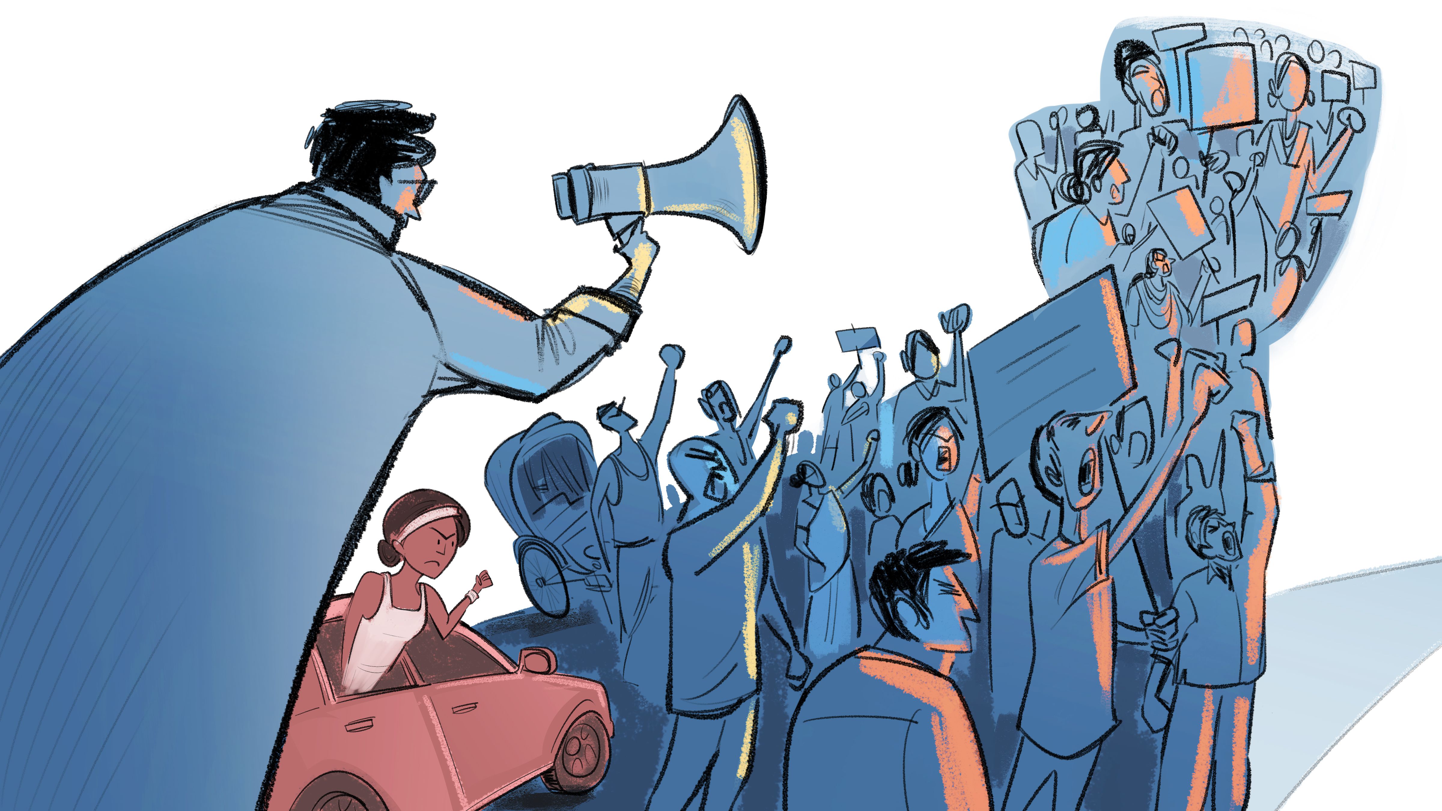 The daily dread of protests and gridlock