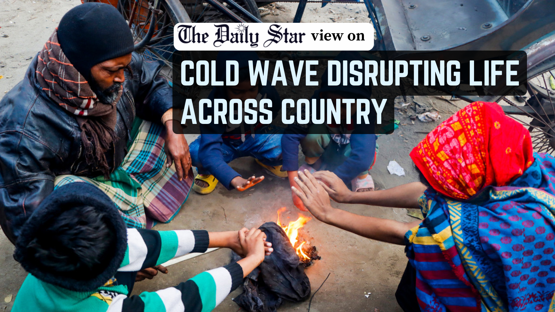 The poor need help amid sweeping cold