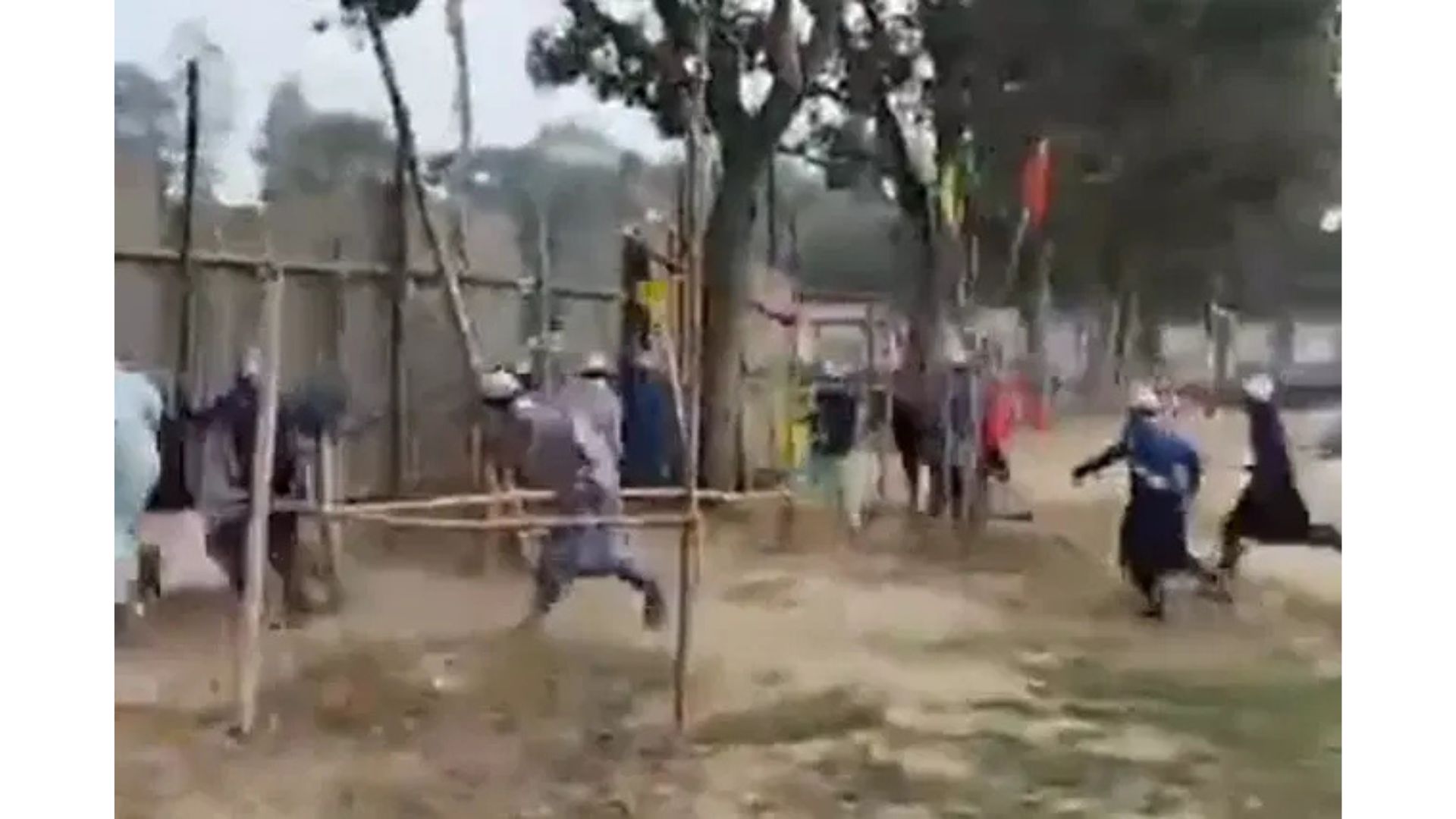 Girls’ football  match called off after venue  vandalised