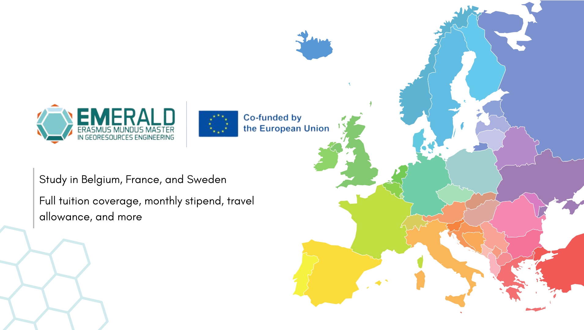 Apply here: Erasmus Mundus EMerald Scholarship 2025-2026
