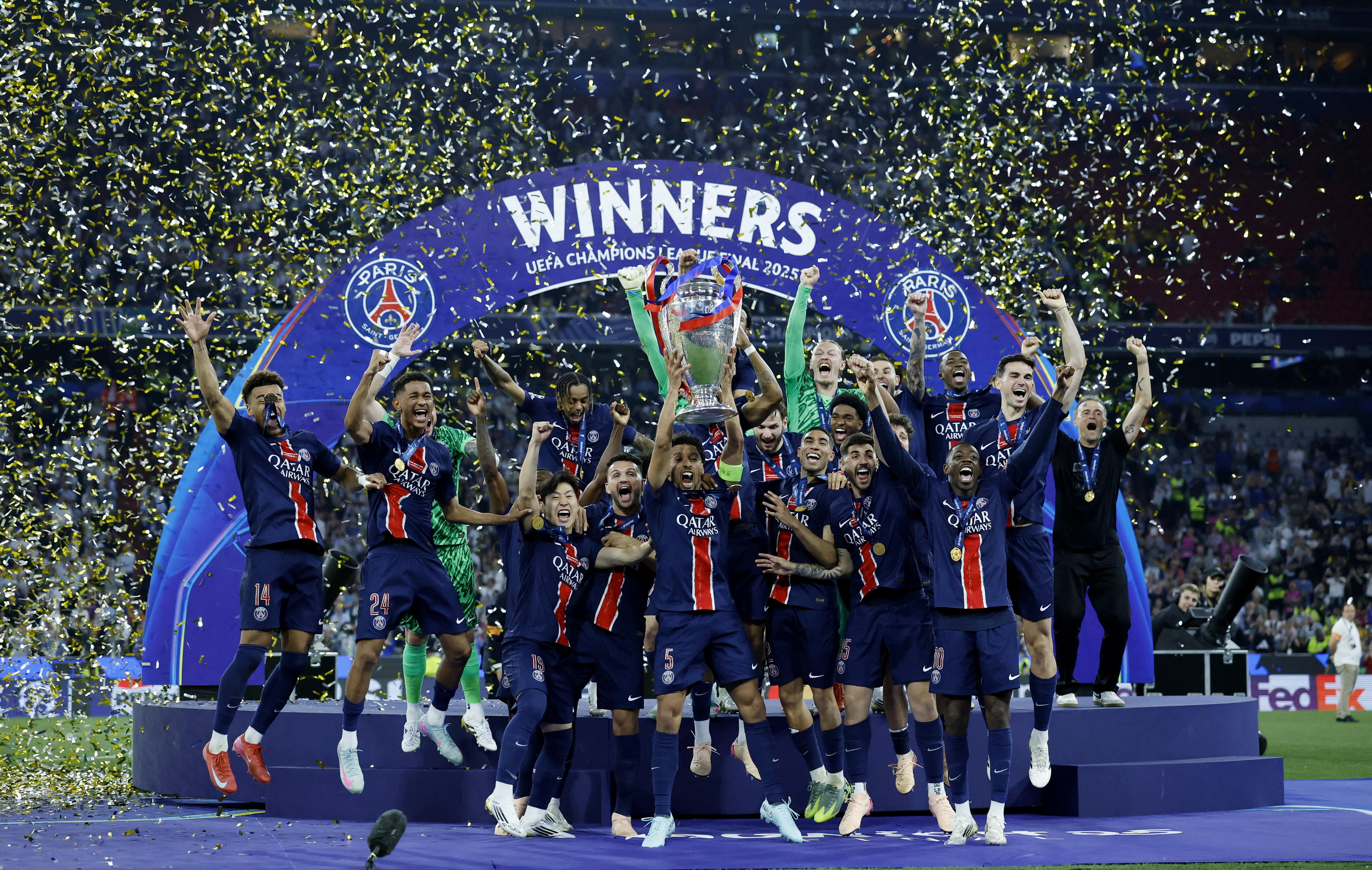 In Pictures: PSG’s maiden Champions League triumph