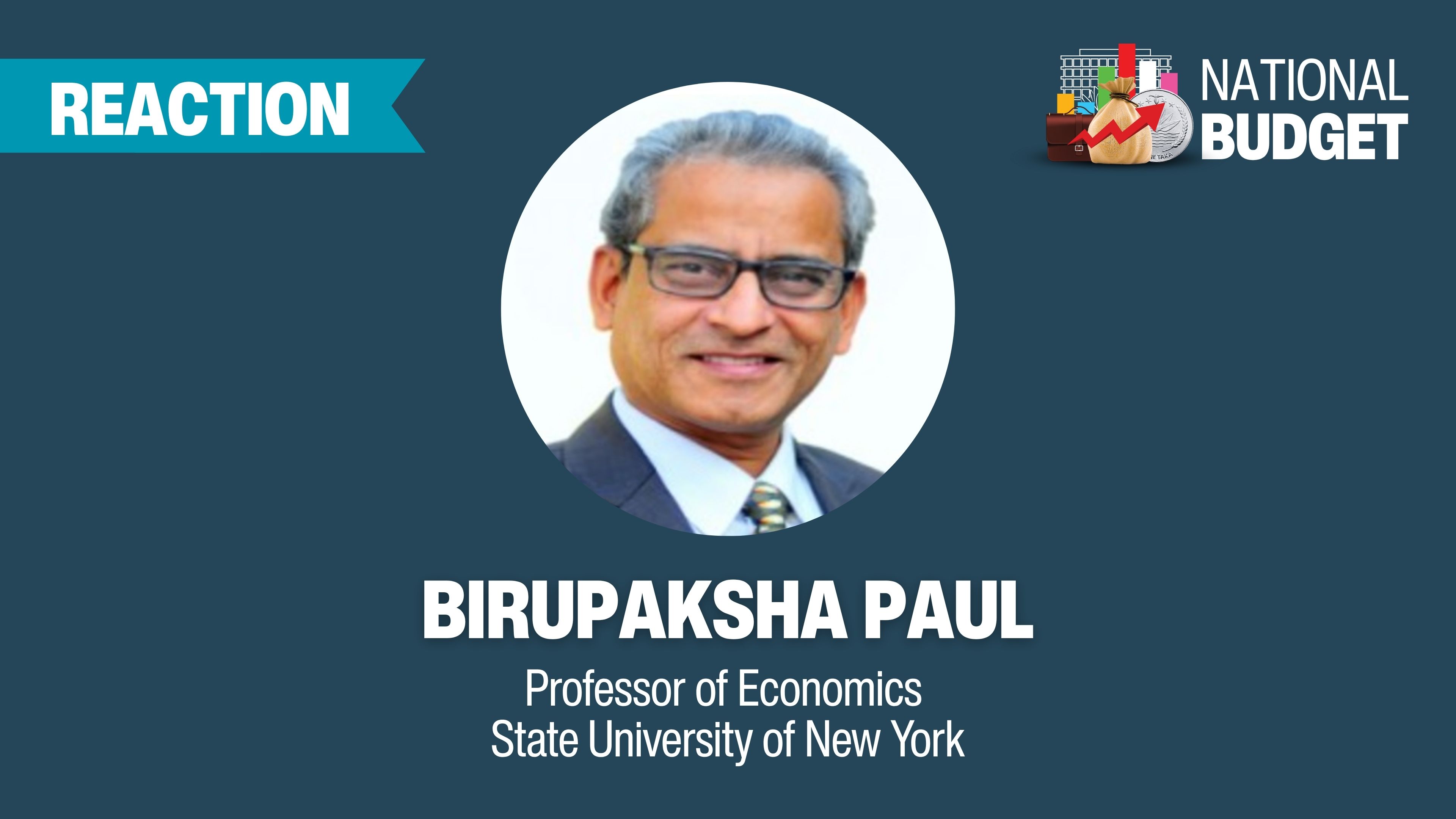 Budget brief, restrained but highlights inefficiencies: Prof Birupaksha Paul