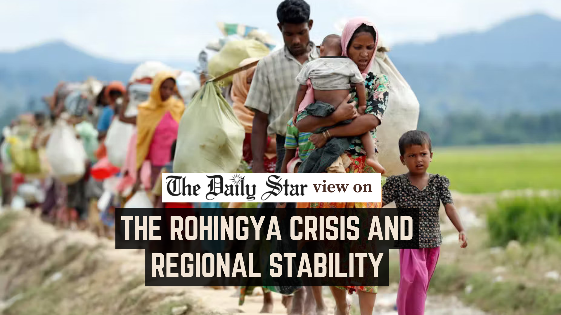 Solution to Rohingya crisis urgently needed