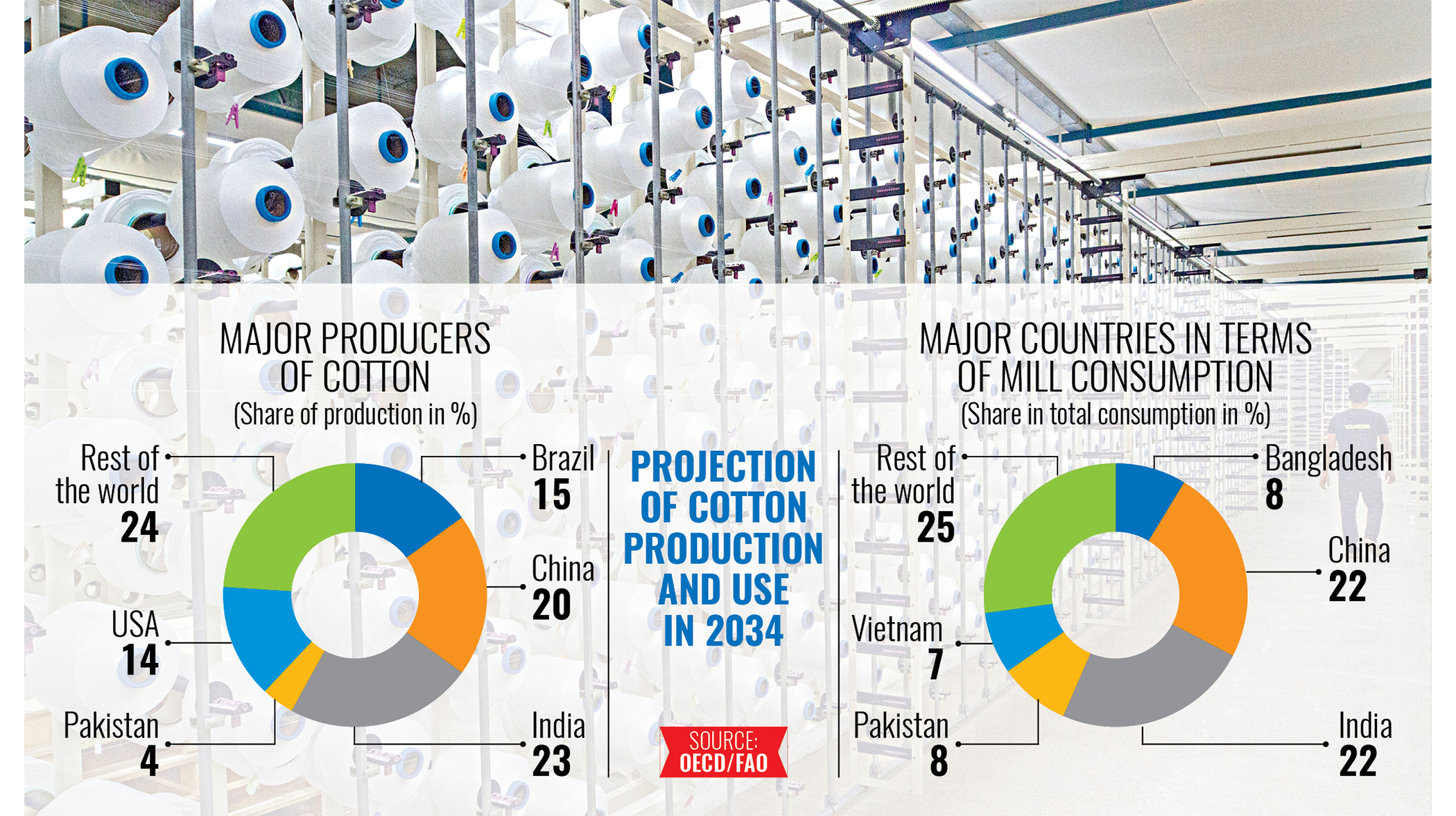 Bangladesh, Vietnam to drive global cotton trade next decade: report
