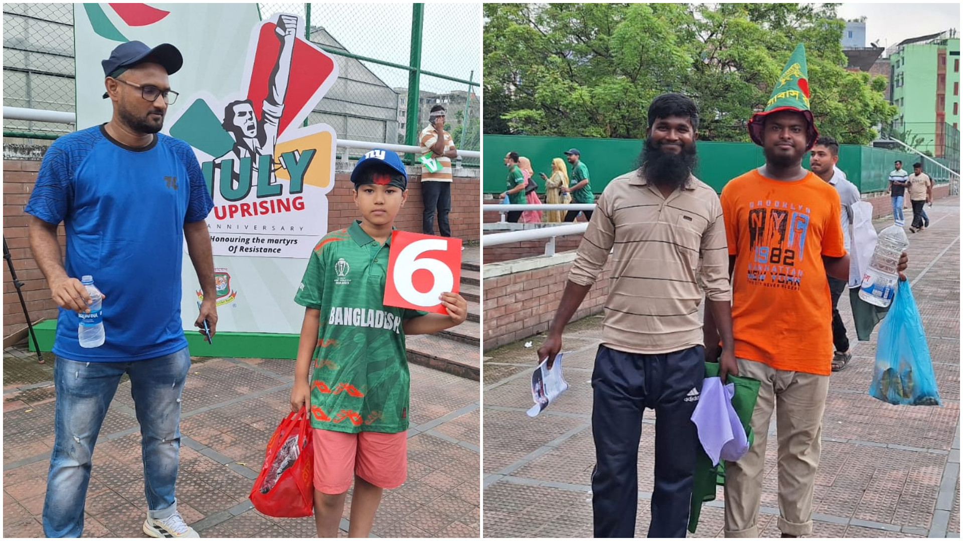 Outside food, water, and a taste of past returns to Mirpur