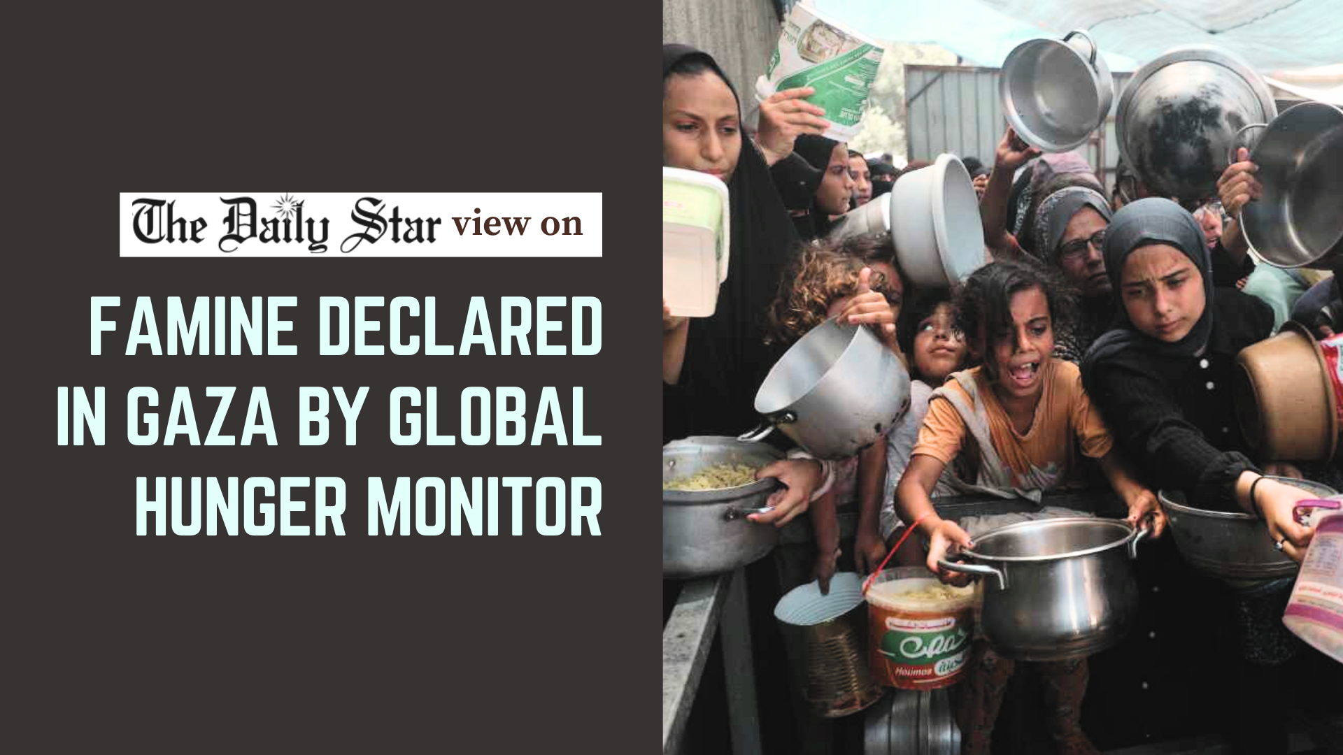 Prevent Gaza famine at all costs