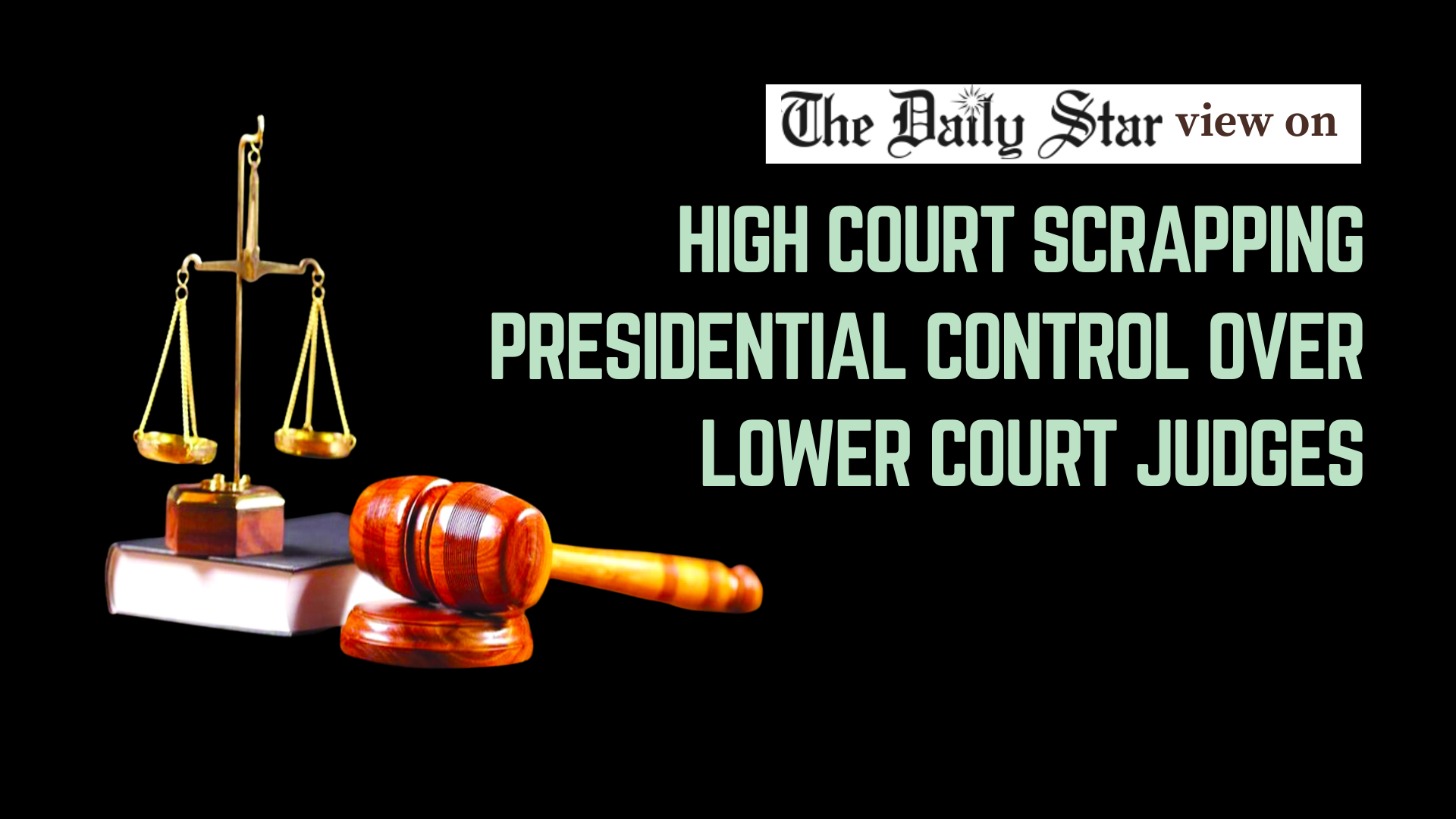 A crucial step in restoring judicial powers