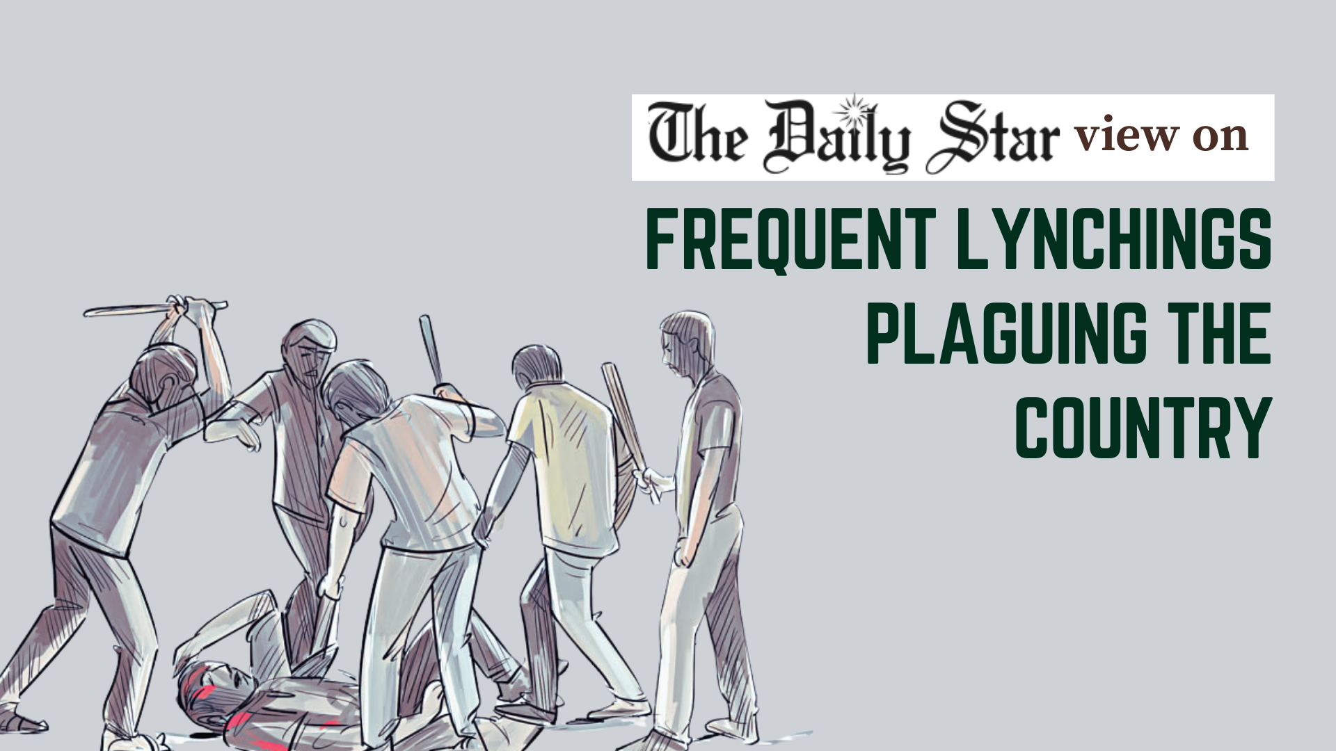 Rein in mob attacks before the election