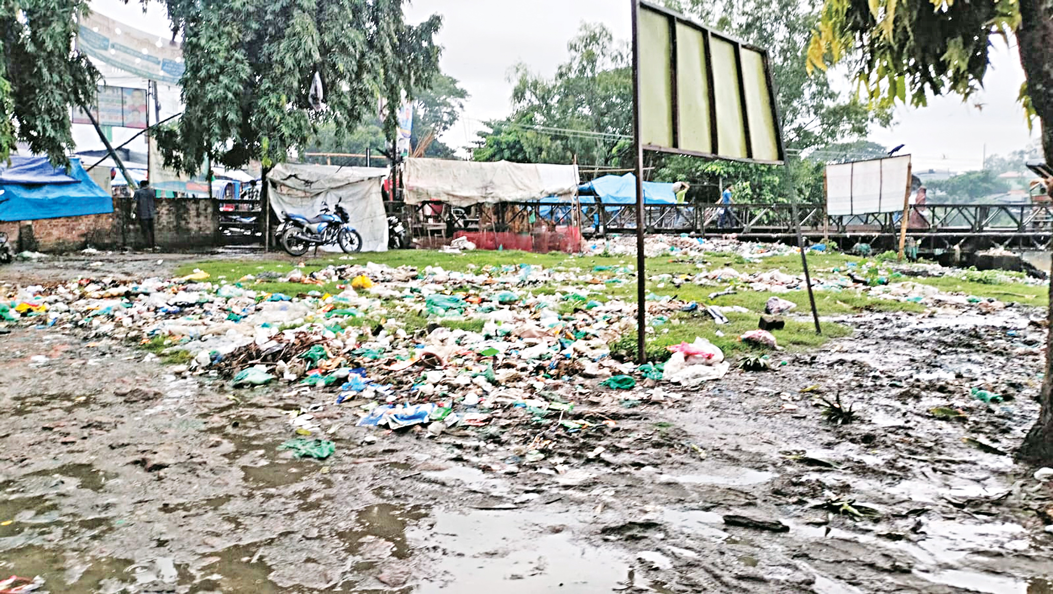 The Khowai gasps for life