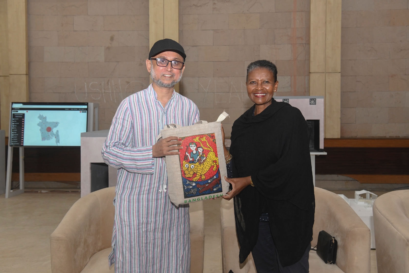 ‘We must collectively fight against forgetting’: Farooki meets FIDH President at July Museum