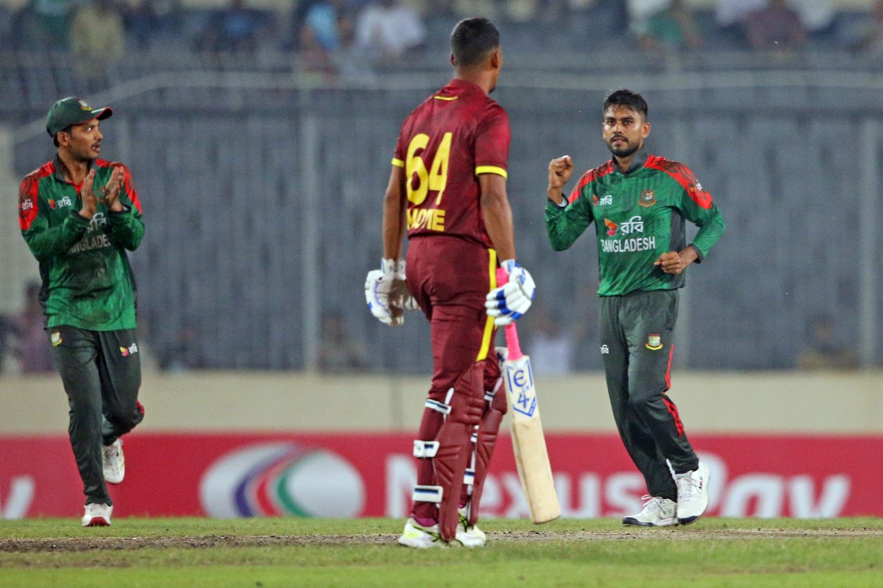Tigers use Mirpur formula to thrash West Indies in first ODI 