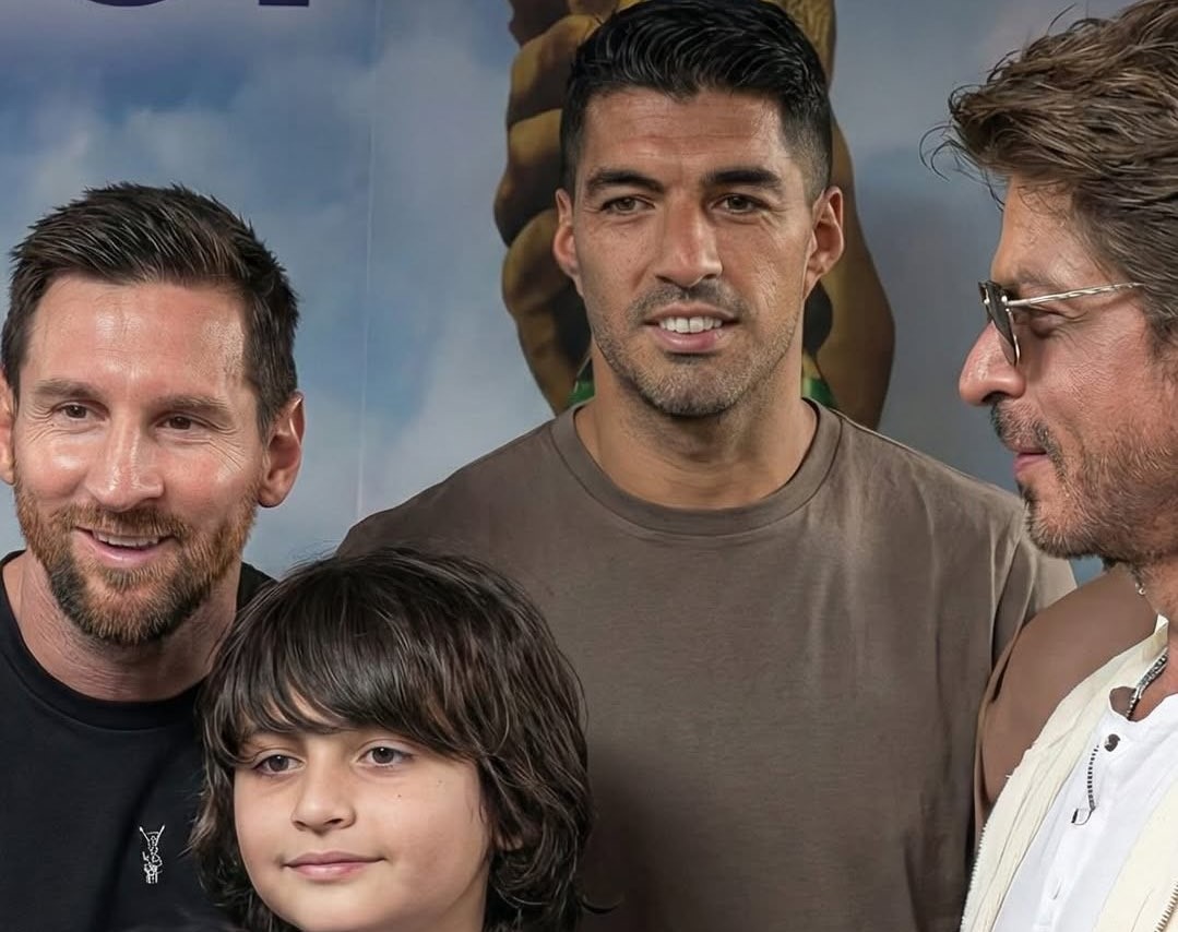 Messi meets Shah Rukh Khan as GOAT Tour begins in Kolkata
