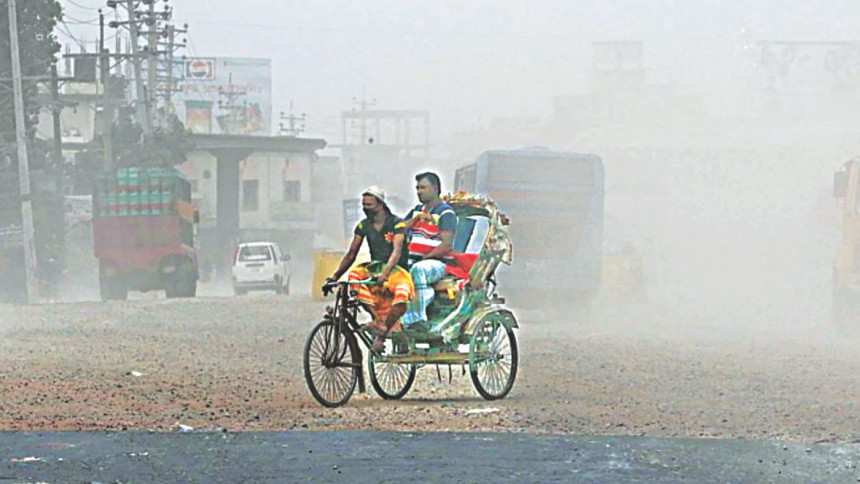 What are the health risks of breathing Dhaka's air?