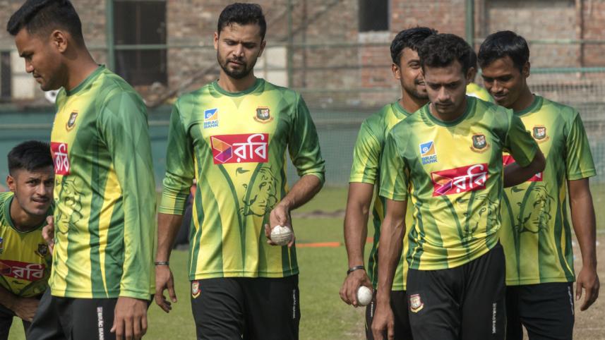 Mashrafe Bin Mortaza  with pacers