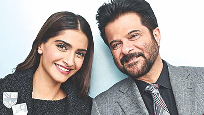 Anil Kapoor and Sonam Kapoor