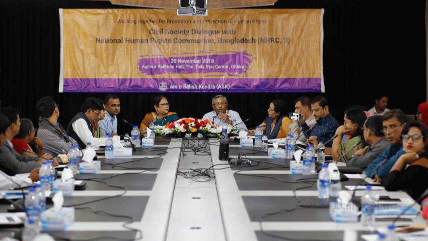 Participants of the dialogue of Ain O Salish Kendra