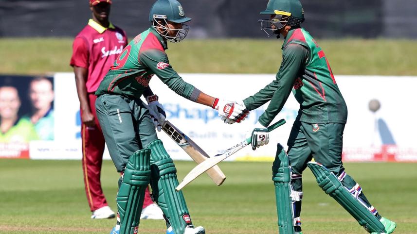 Bangladesh won against West Indies by 5 wickets in Tri-Nation Series 2019