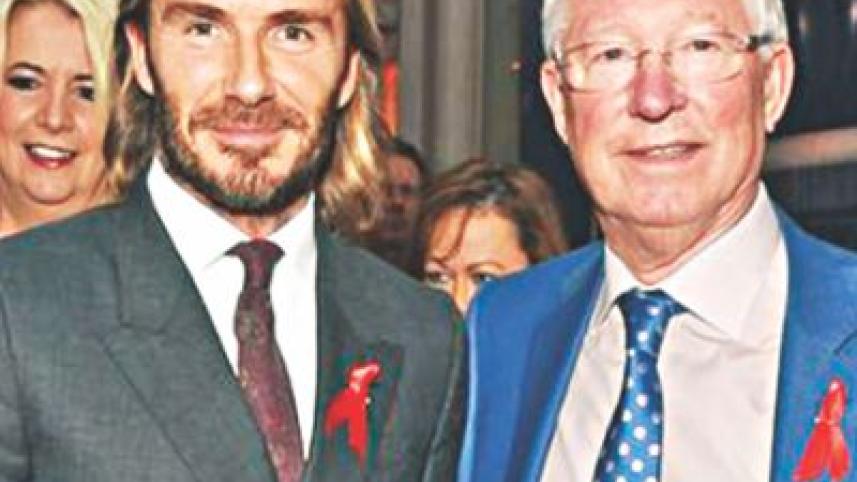 Sir Alex Ferguson with David Beckham