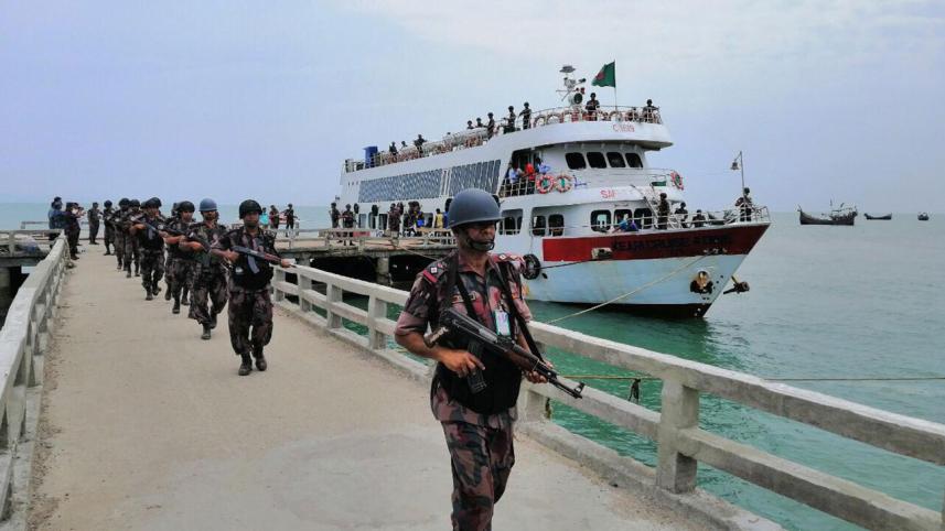 BGB Force Deployment at Saint Martin's Island