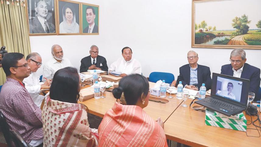 BNP acting chairman Tarique Rahman interviewing nomination-seekers 
