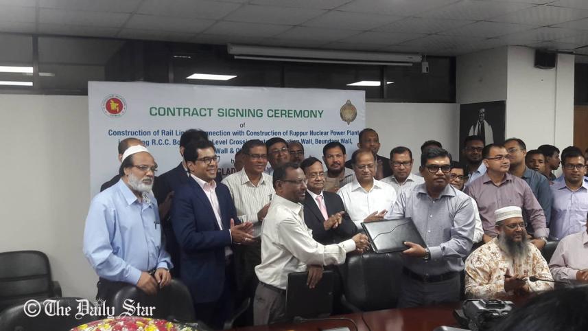 Rail link Ishwardy with Rooppur nuclear power plant