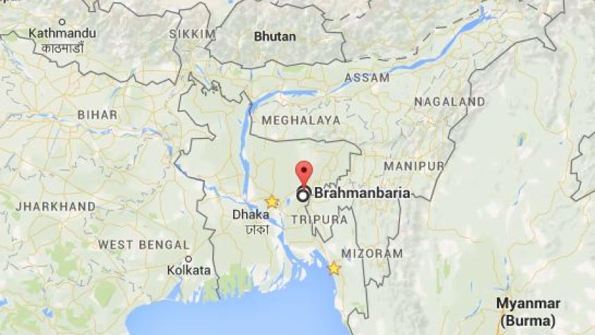 Brahmanbaria map