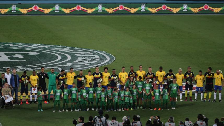 Tribute to Chapecoense tragedy