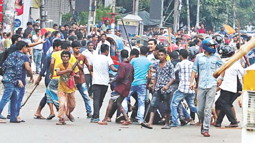 Student Protest for Safe Roads