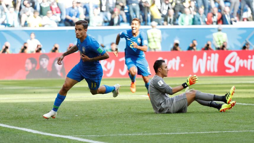 Brazil forward Philippe Coutinho