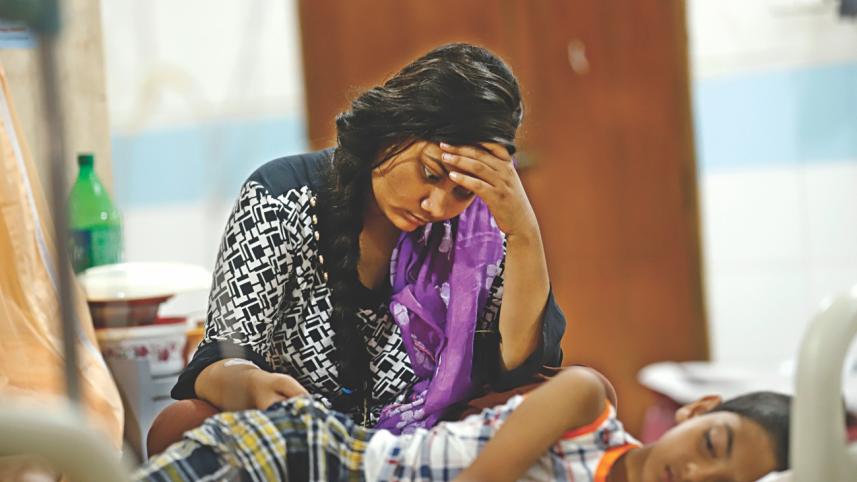 Dengue patient in Bangladesh