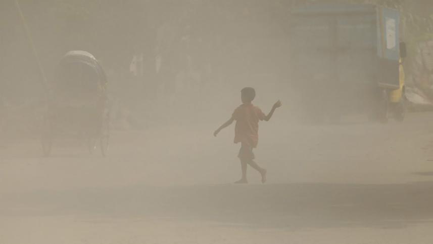 Dhaka air most polluted in the world this morning