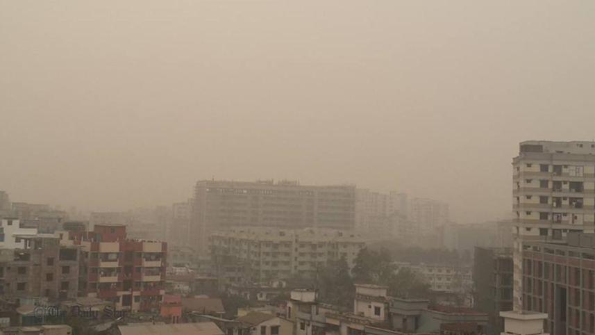 Dust pollution in Dhaka
