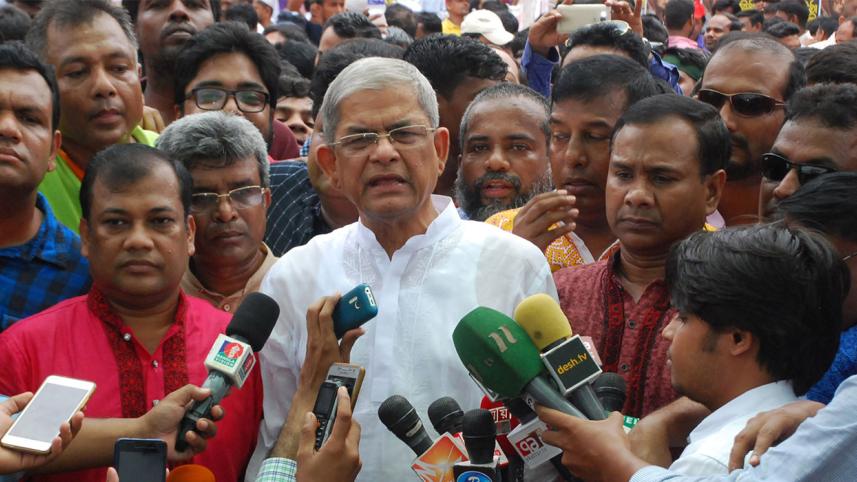 BNP Secretary General Mirza Fakhrul Islam Alamgir on August 19