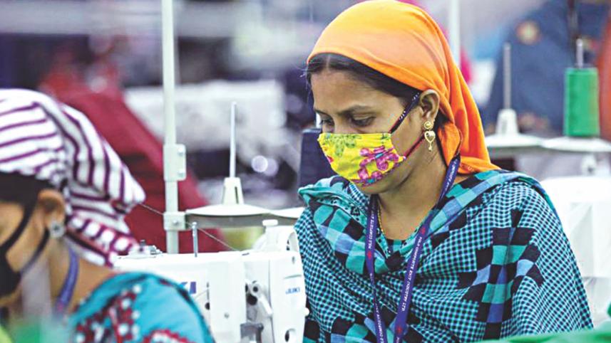 female garment workers