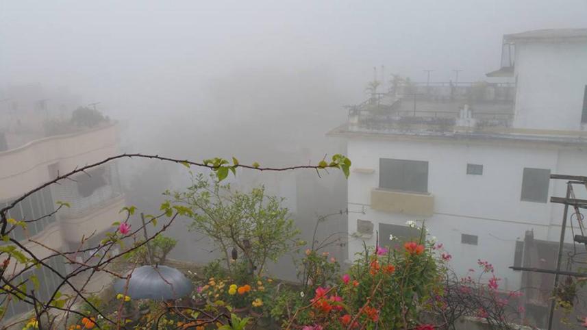 Foggy weather in Bangladesh