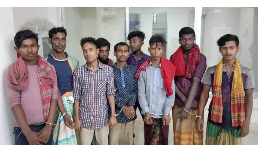 Nine persons arrested for Anti-narcotics drive