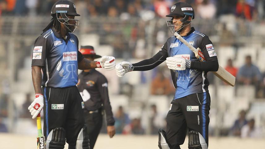 Chris Gayle and Alex Hales