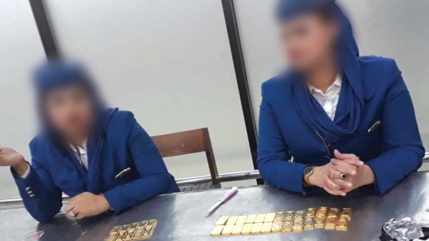 2 crew of Saudi Airlines arrested 