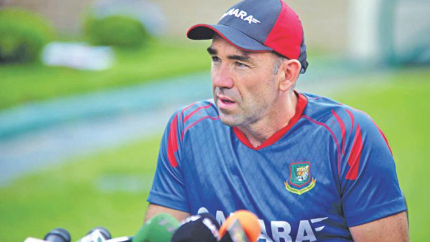 Bangladesh assistant coach Richard Halsall