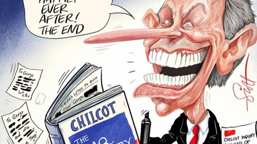 Iraq inquiry and tony blair