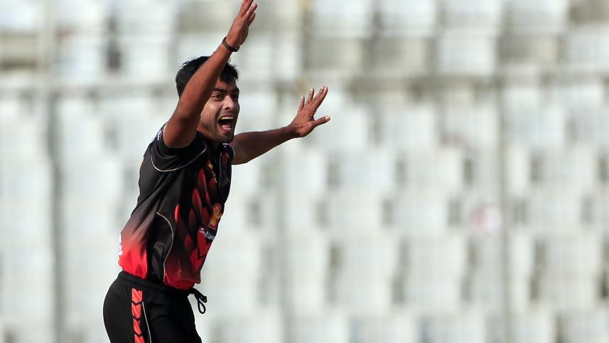 Young pace bowler Abu Jayed 