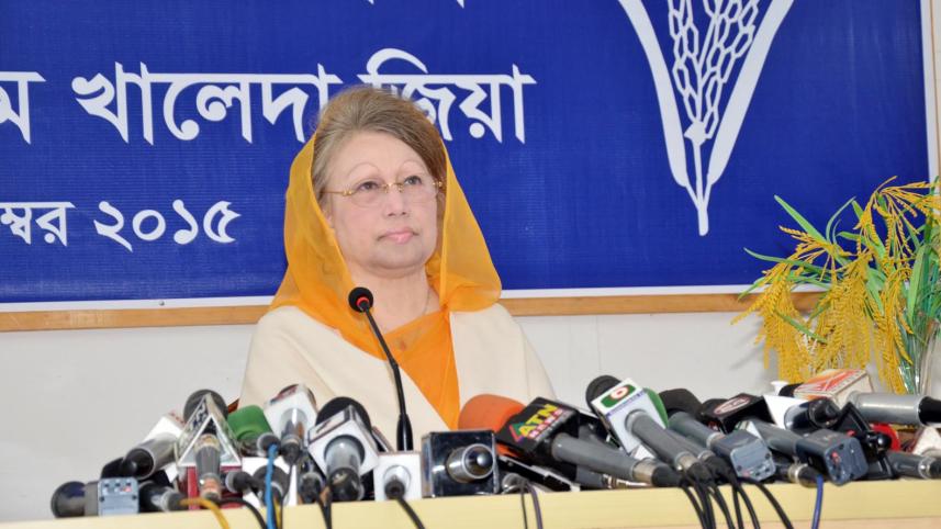 Khaleda Press Briefing.JPG