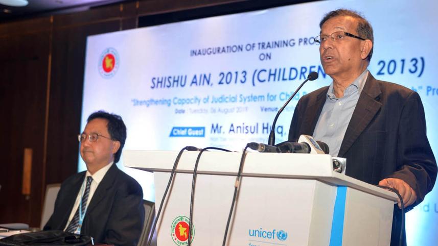 Law Minister Anisul Huq