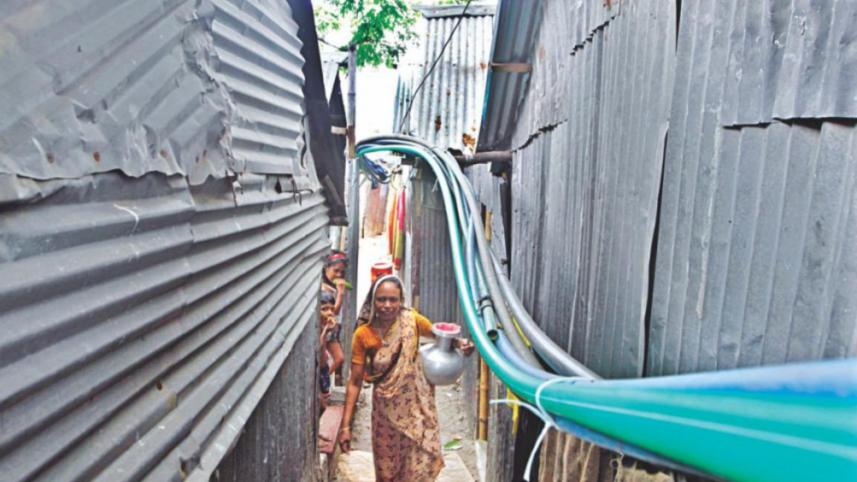 Living conditions Dhaka slums.jpg