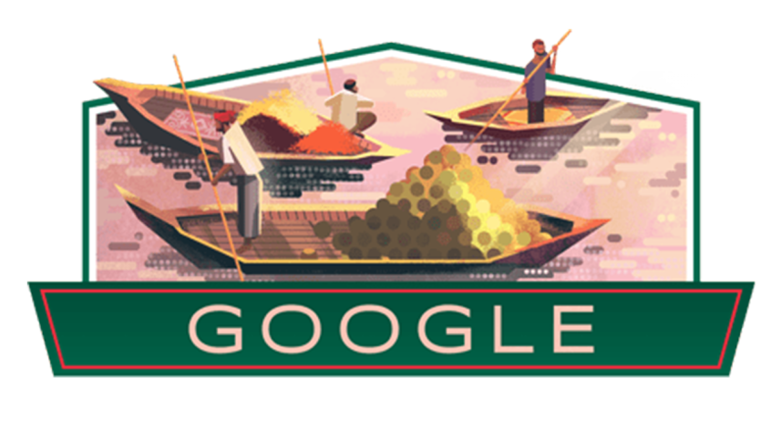 Google doodle celebrates Independence Day