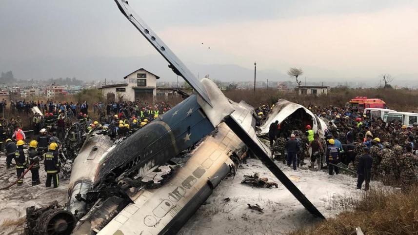US-Bangla Airlines aircraft crash