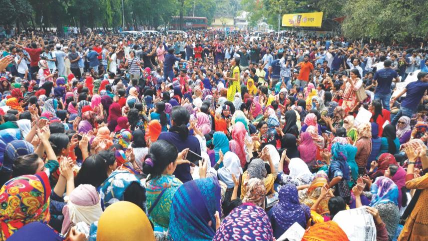 Quota System Reformation Protest in Bangladesh